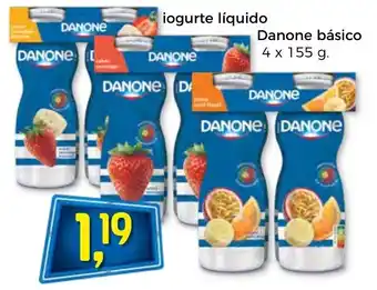Bolama Iogurte Líquido Danone Básico 4x115g promoção