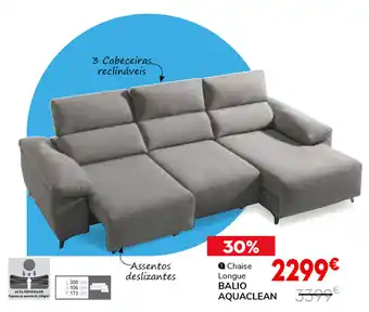 Conforama Chaise Longue Balio Aquaclean promoção