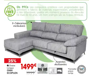 Chaise Longue Onix Ecoplen