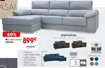 Conforama Chaise Longue Noemi promoção