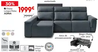 Conforama Chaise Longue Relax Adria promoção