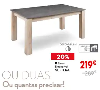 Mesa Extensível Vettera