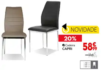 Conforama Cadeira Capri promoção