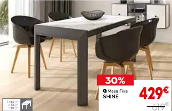 Conforama Mesa Fixa Shine promoção