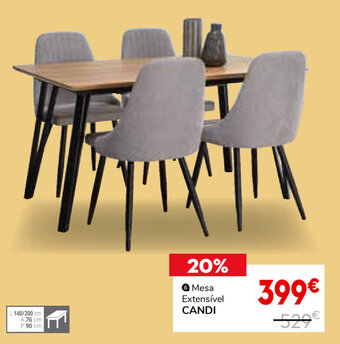 Mesa Extensível Candi