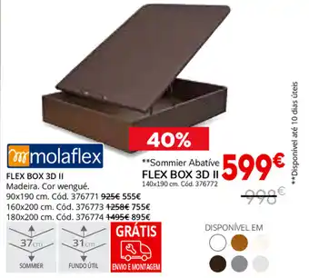 Conforama Flex Box 3D II promoção