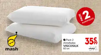 Conforama Almofadas Viscosilk 60cm promoção