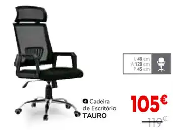 Conforama Cadeira de Ecritório Tauro promoção