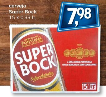 Cerveja super Bock 15x0.33lt