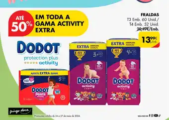 Pingo Doce FRALDAS DODOT promoção