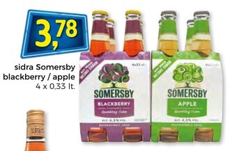 Sidra Somersby Blackberry/Apple 4x0.33lt
