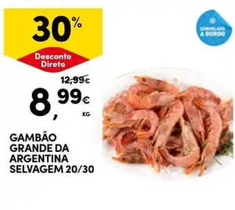 Continente GAMBÃO GRANDE DA ARGENTINA SELVAGEM 20/30 KG promoção
