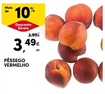 Continente PÊSSEGO VERMELHO KG promoção