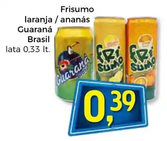 Frisumo Laranja/Ananás Guaraná Brasil 0.33lt