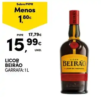 Continente LICOR BEIRAO GARRAFA:1L promoção