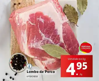 Lidl Lombo de Porco Vendido ao kg promoção