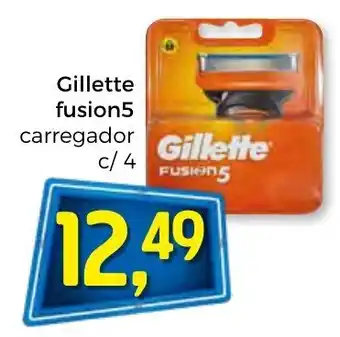 Bolama Gillette Fusion5 Carregador c/4 promoção