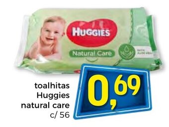 Toalhitas Huggies Natural Care c/56