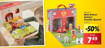 Lidl Playtive Mala Brincar Quinta/ Castelo/ Quartel promoção