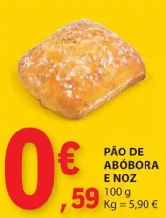 E.Leclerc PÃO DE ABÓBORA E NOZ 100g promoção