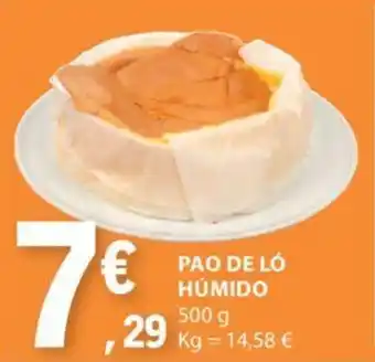 E.Leclerc PAO DE LÓ HÚMIDO 500 g promoção