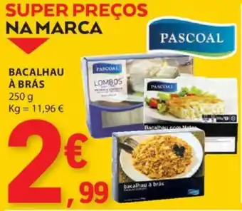 E.Leclerc BACALHAU À BRÁS 250g promoção