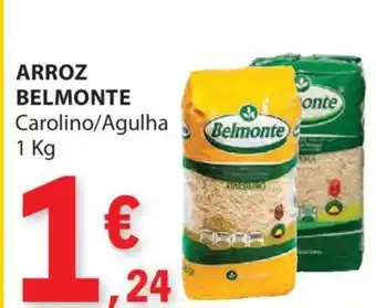 E.Leclerc ARROZ BELMONTE Carolino/Agulha 1 Kg promoção