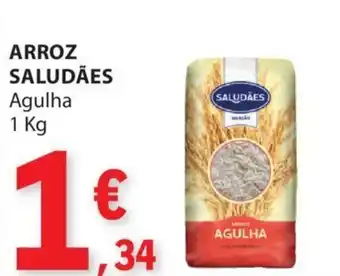 E.Leclerc ARROZ SALUDÃES Agulha 1 Kg promoção