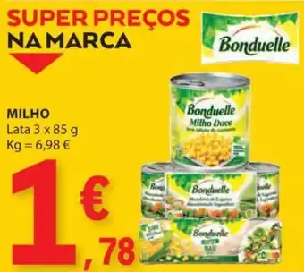 E.Leclerc MILHO Lata 3 x 85 g promoção