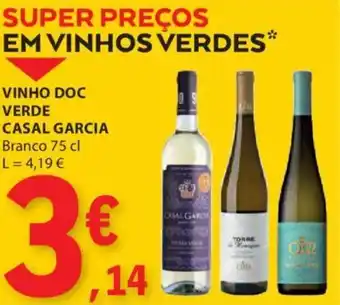 VINHO DOC VERDE CASAL GARCIA Branco 75 cl