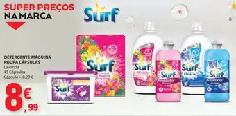 E.Leclerc DETERGENTE MÁQUINA ROUPA CÁPSULAS Lavanda 45 Cápsulas promoção