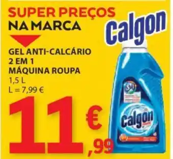 E.Leclerc GEL ANTI-CALCÁRIO 2 EM 1 MÁQUINA ROUPA 1,5 L promoção