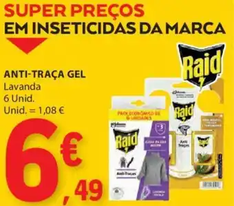 E.Leclerc ANTI-TRAÇA GEL Lavanda 6 unid. promoção