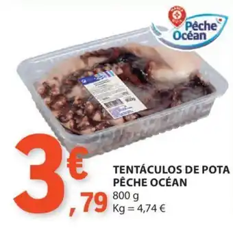 E.Leclerc TENTÁCULOS DE POTA PÊCHE OCÉAN 800g promoção