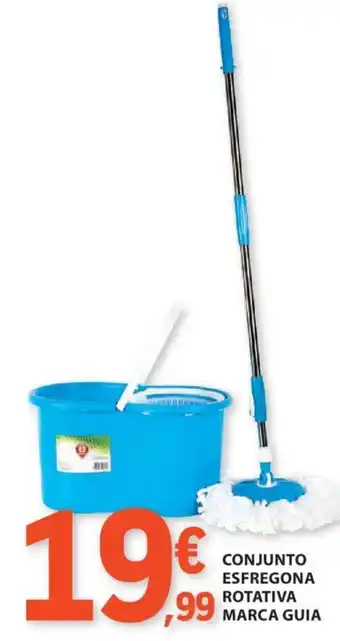 E.Leclerc CONJUNTO ESFREGONA ROTATIVA MARCA GUIA promoção