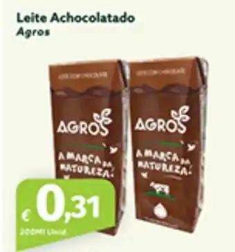 Roque Supermercados Leite Achocolatado Agros promoção