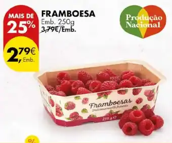 Pingo Doce FRAMBOESA Emb. 250g promoção