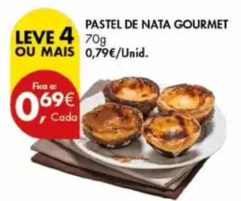 Pingo Doce PASTEL DE NATA GOURMET 70g promoção