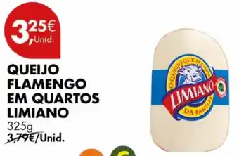 Pingo Doce QUEIJO FLAMENGO EM QUARTOS LIMIANO 325g promoção