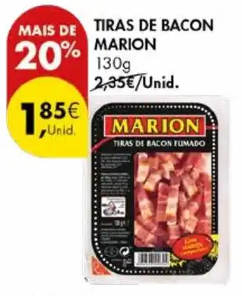 Pingo Doce TIRAS DE BACON MARION 130G promoção