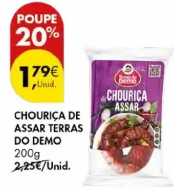 Pingo Doce CHOURICA DE ASSAR TERRAS DO DEMO 200G promoção