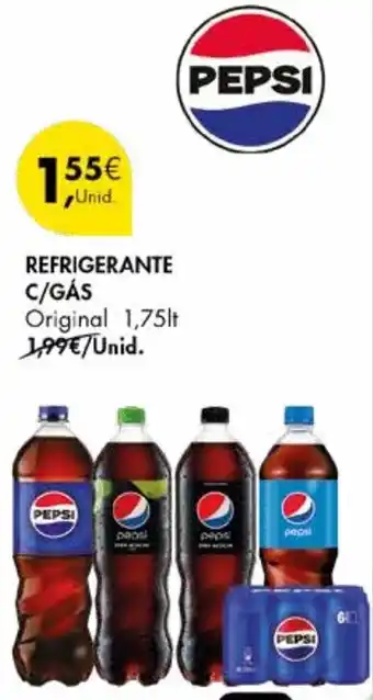 Pingo Doce REFRIGERANTE C/GÁS Original 1,75lt promoção