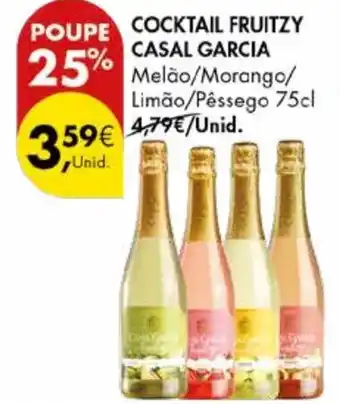 Pingo Doce COCKTAIL FRUITZY CASAL GARCIA 75CL promoção