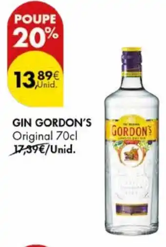 Pingo Doce GIN GORDON'S Original 70cl promoção