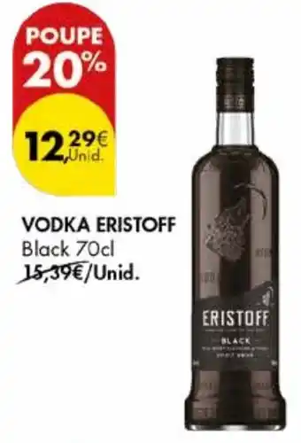 Pingo Doce VODKA ERISTOFF Black 70cl promoção