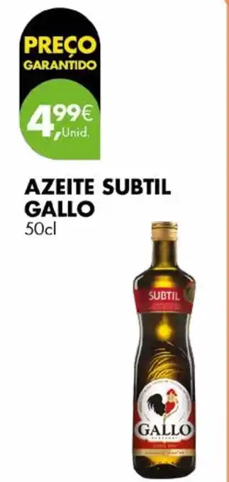 Pingo Doce AZEITE SUBTIL GALLO 50cl promoção