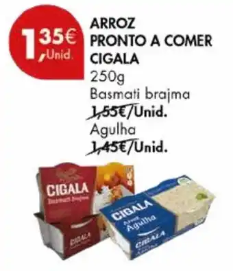 Pingo Doce ARROZ PRONTO A COMER CIGALA promoção