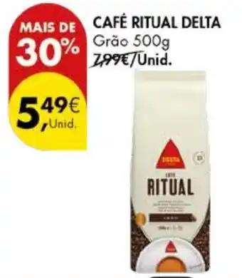 Pingo Doce CAFÉ RITUAL DELTA Grão 500g promoção