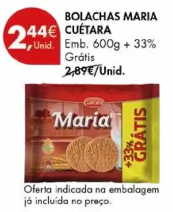 Pingo Doce BOLACHAS MARIA CUETARA promoção
