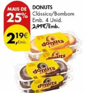 Pingo Doce DONUTS Emb. 4 unid. promoção